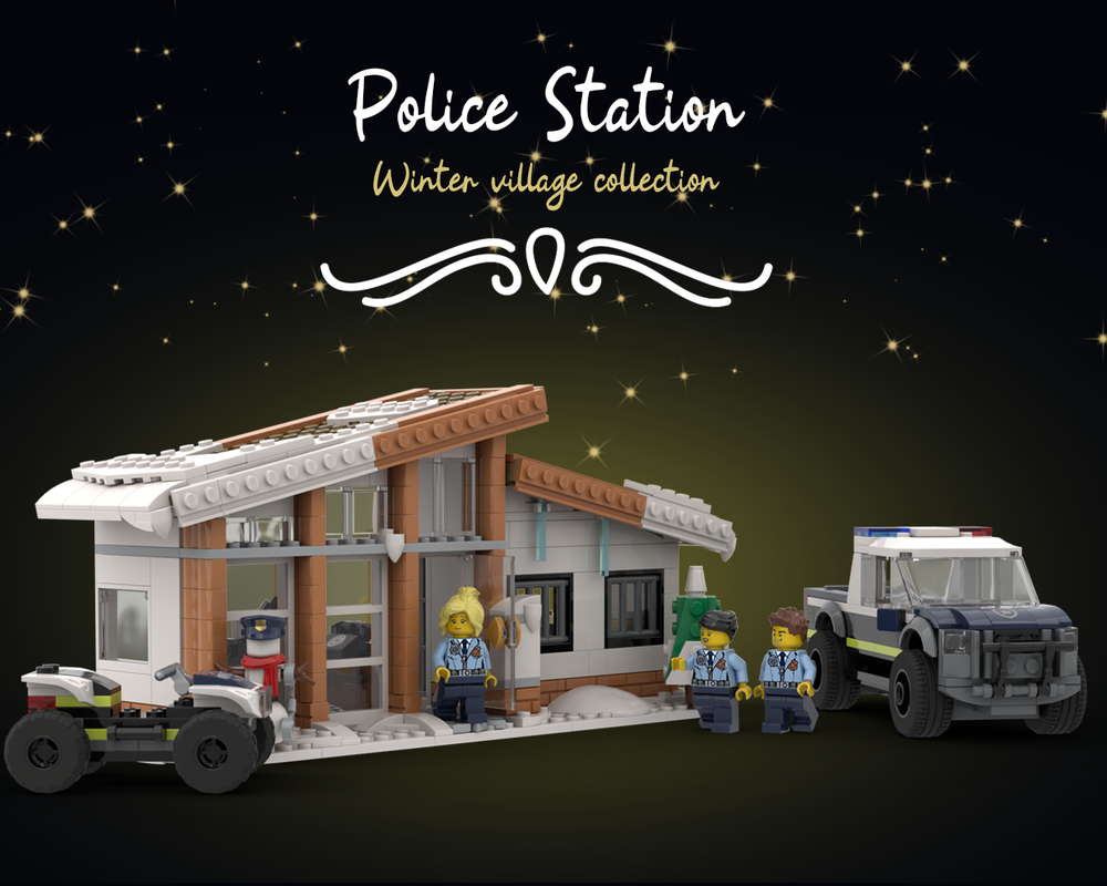 Lego Winter Village Police Station
