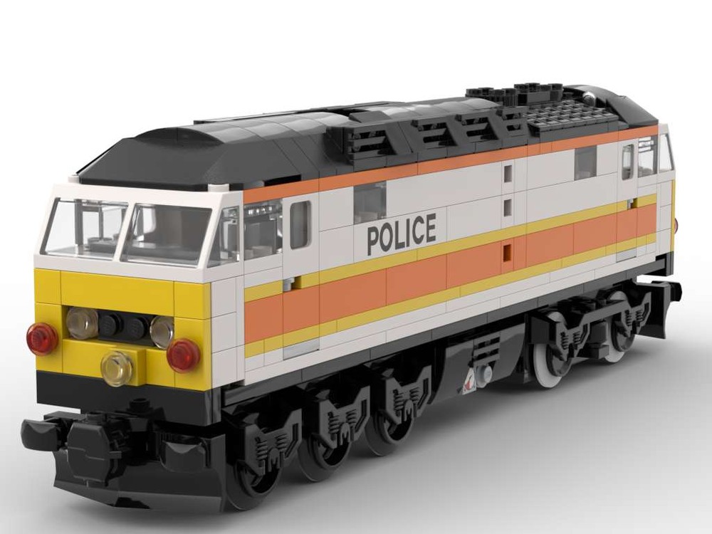 Lego British Rail Class 47 - Police Train with light & sound functions