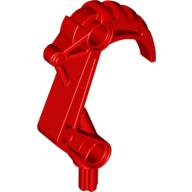 Lego Large Figure Weapon, Claw Hook with Axle / Red