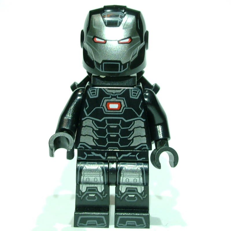 Lego War Machine, Black Outfit with Neck Bracket