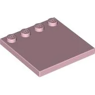 Plate Special 4 x 4, Studs on One Edge Plain] / Pink