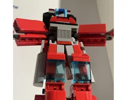 Transformable Red Truck