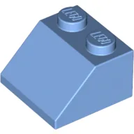 Brick Sloped 45° 2 x 2 / Medium Blue