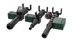 Various weaponsystems for vehicles