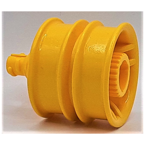 Lego Duplo Toolo Wheel with Action Wheeler Screw / Yellow