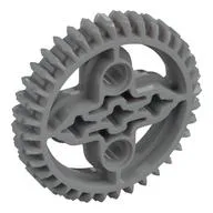 Technic Gear 36 Tooth Double Bevel / Light Bluish Gray
