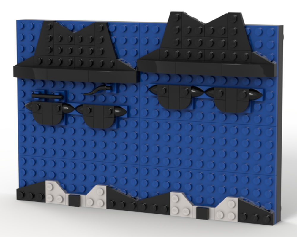 Lego Blues Brothers - minimal art