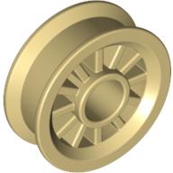 Lego Wheel Spoked 2 x 2 with Pin Hole / Tan