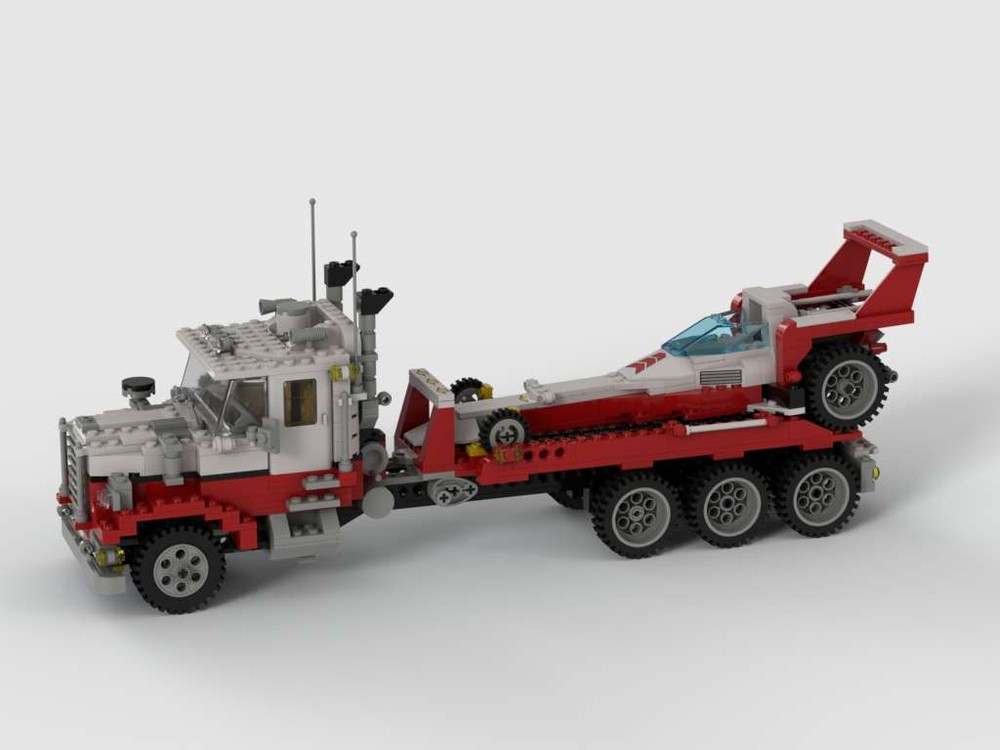 Lego 5591 - Top Fuel Dragster Transport - Alternative Build 3
