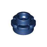 Lego Plant, Flower, Plate Round 1 x 1 with 5 Petals / Dark Blue