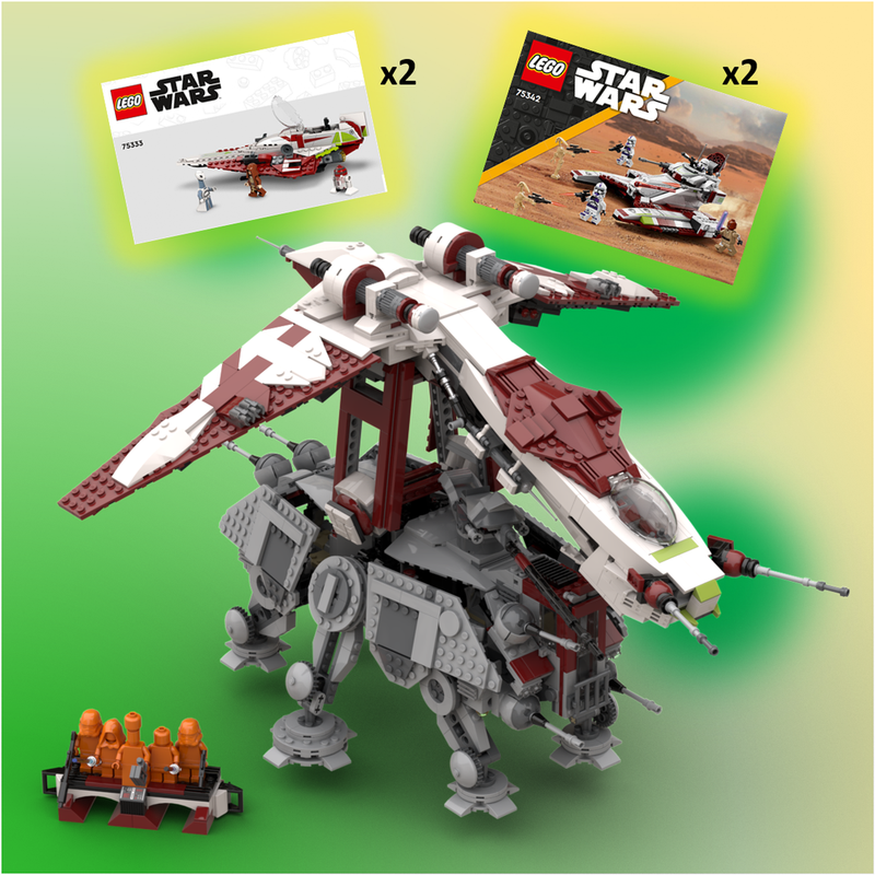 Lego 75333 + 75342 Dropship - 187th Legion Edition