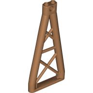 Lego Support 1 x 6 x 10 Girder Triangular / Medium Nougat