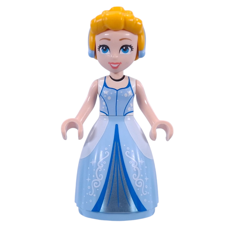 Lego Cinderella, Bright Light Orange Hair, Full Skirt