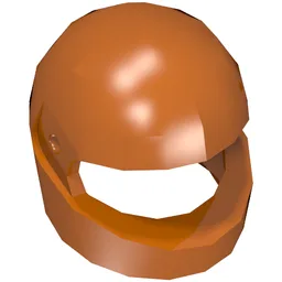 Helmet, Standard / Dark Orange