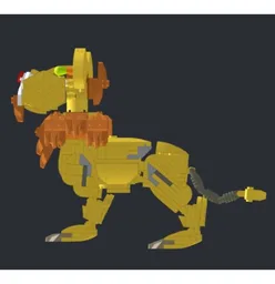 Posable Lion