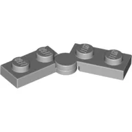 Hinge Plate 1 x 4 Swivel Top / Base - Solid Clip [Complete Assembly] / Light Bluish Gray
