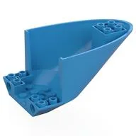 Aircraft Fuselage Curved Aft Section 6 x 10 Bottom, Pinholes / Dark Azure