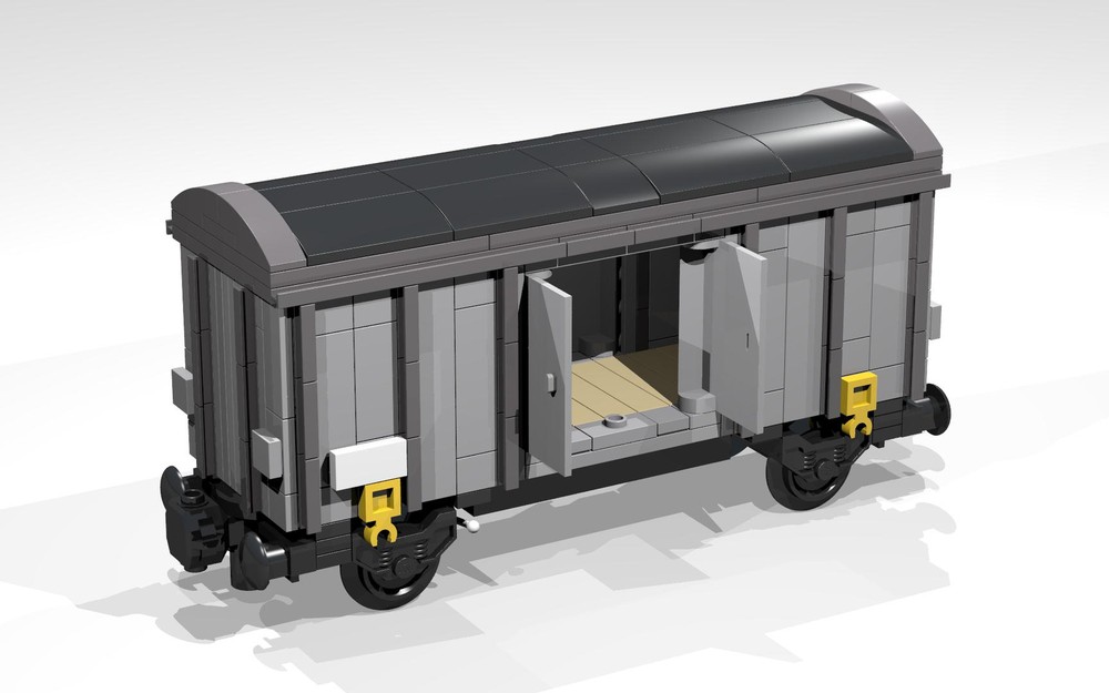 Lego 4-Wheel Box Wagon (SNOT, gray)