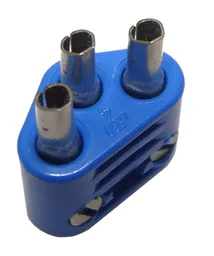 Electric, Connector, 3-Way Male Rounded with Hollow Pins