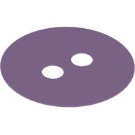 Lego Hipwear Skirt, Round [Plain] / Lavender