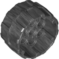 Wheel Hard Plastic, Treaded with 7 Pin Holes (37mm D. x 22mm) / Pearl Titanium