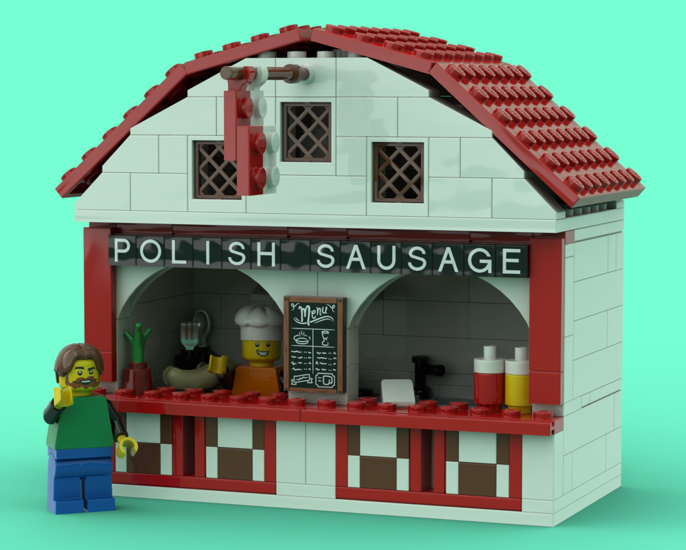 Lego Polish Sausage Food Stand