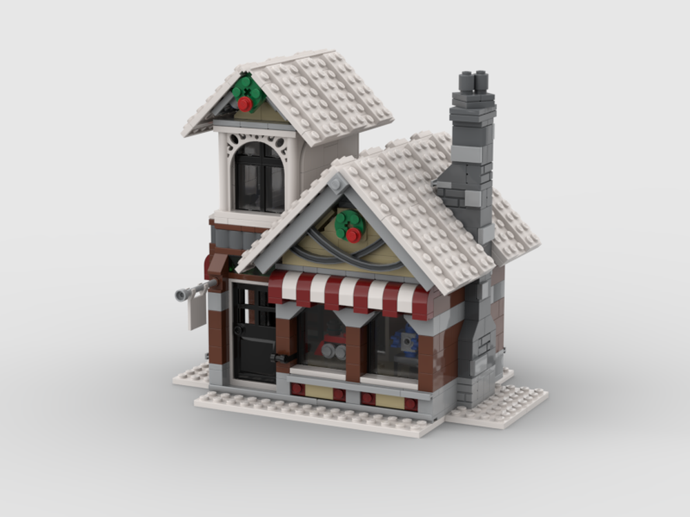 Lego 10199 Winter Village Toy Store Modular Building Moc
