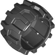 Lego Duplo Toolo Tyre (Tire) with Deep Tread / Black