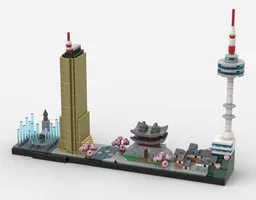 Seoul city Skyline