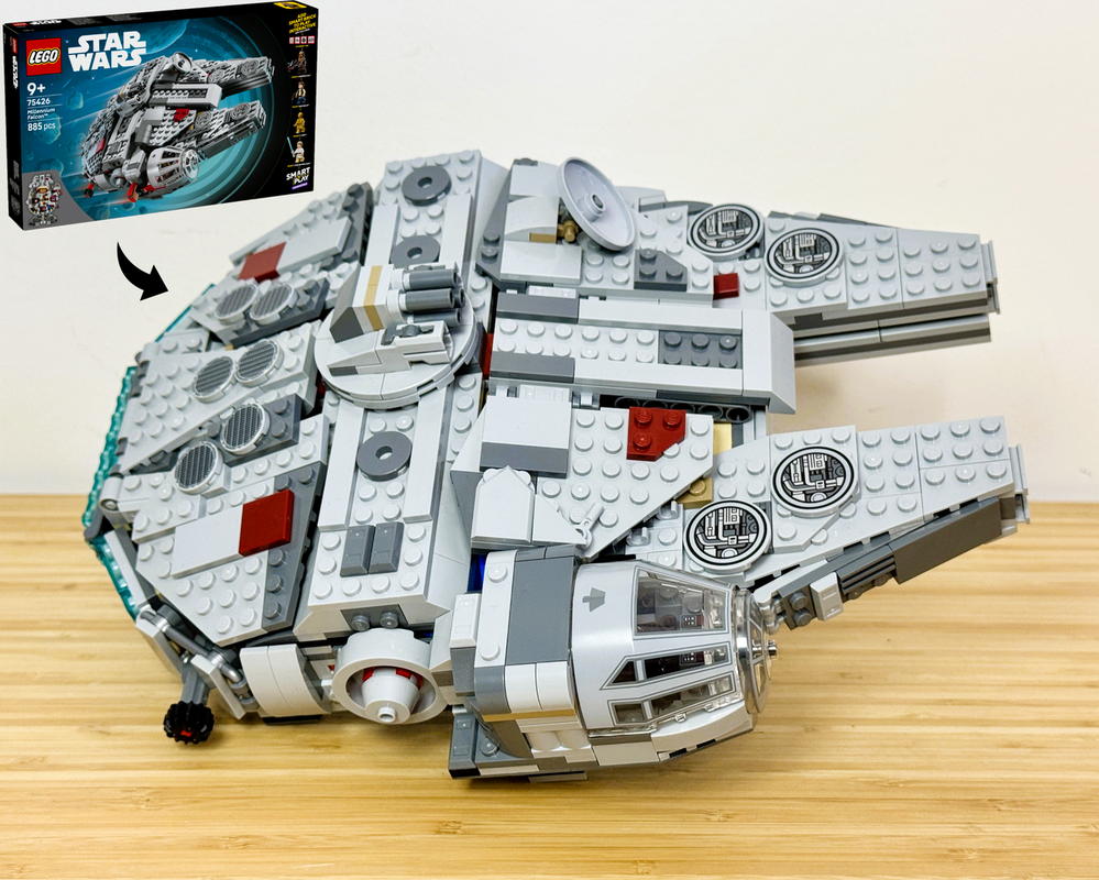 Lego The SMARTER Hole-Free Millennium-Falcon – Alternate Build of SMART Play 75426
