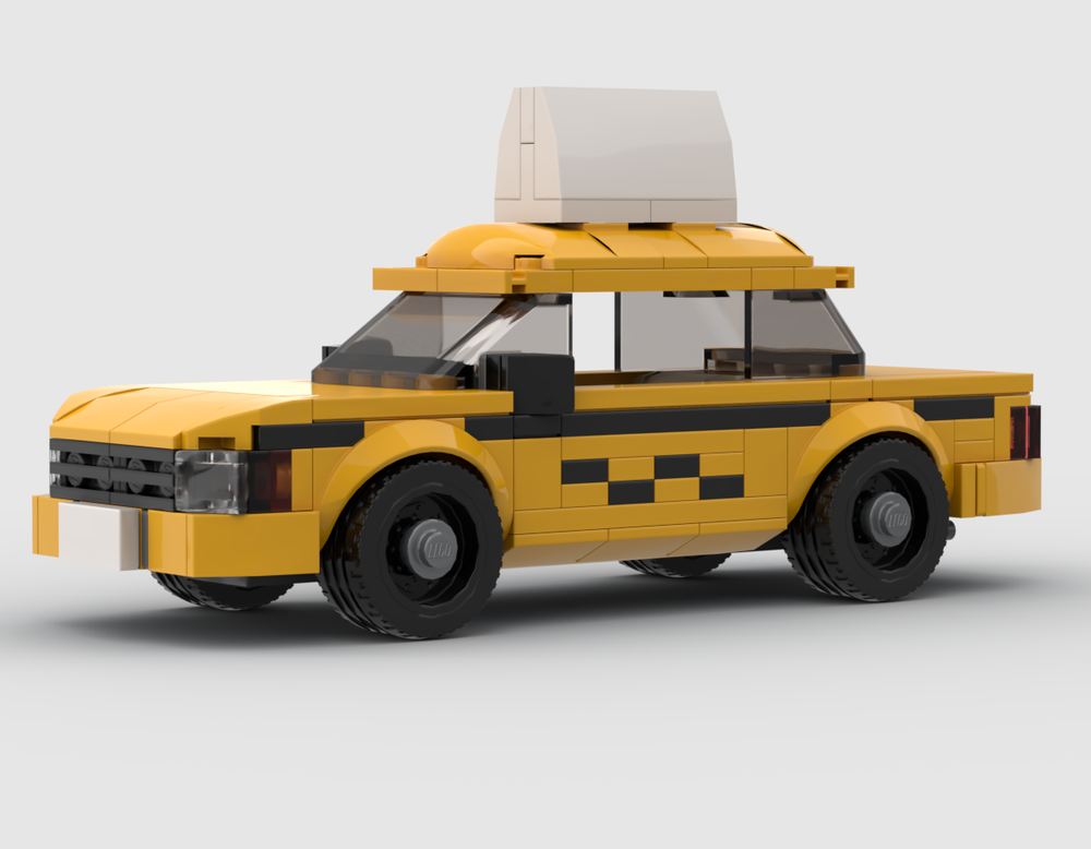 Lego Taxi Cab (6-wide)