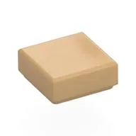 Tile 1 x 1 with Groove / Warm Tan