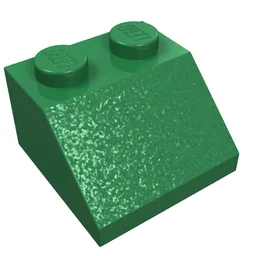Brick Sloped 45° 2 x 2 / Green
