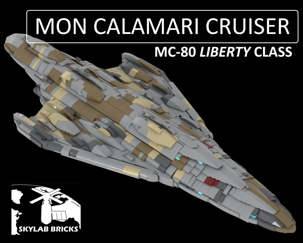 Lego Rebel Alliance Mon Calamari MC-80 Liberty Class Heavy Battle Cruiser