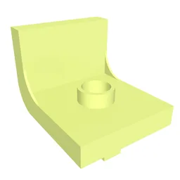 Duplo Chair 2 x 2 x 2 with One Stud / Light Lime