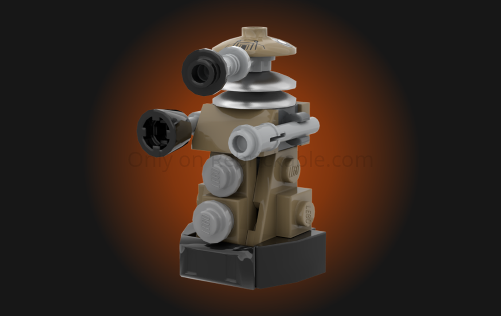 Lego Dr Who - Dalek (minifigure scale)