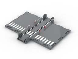 Street Car Level Crossing
