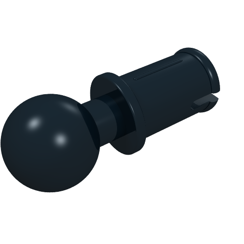 Lego Technic Pin with Friction Ridges Lengthwise and Towball - Square Pin Hole