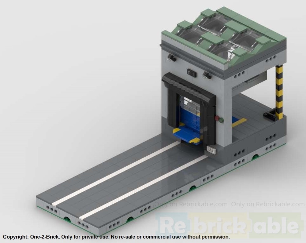 Lego Modular Logistics Center - Loading Dock