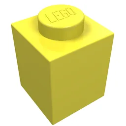 Brick 1 x 1 / Bright Light Yellow
