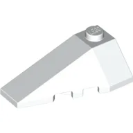 Brick Wedged, Sloped 4 x 2 Triple Left / White