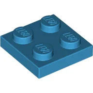 Plate 2 x 2 / Dark Azure