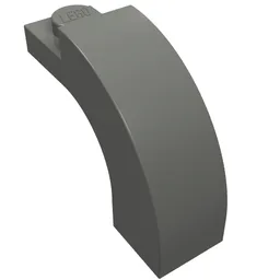 Brick Arch 1 x 3 x 2 Curved Top / Dark Bluish Gray