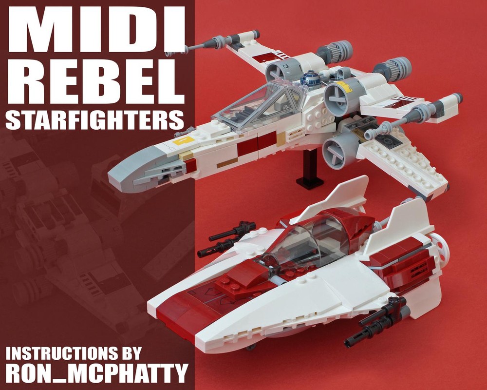 Lego Midi Rebel Starfighters