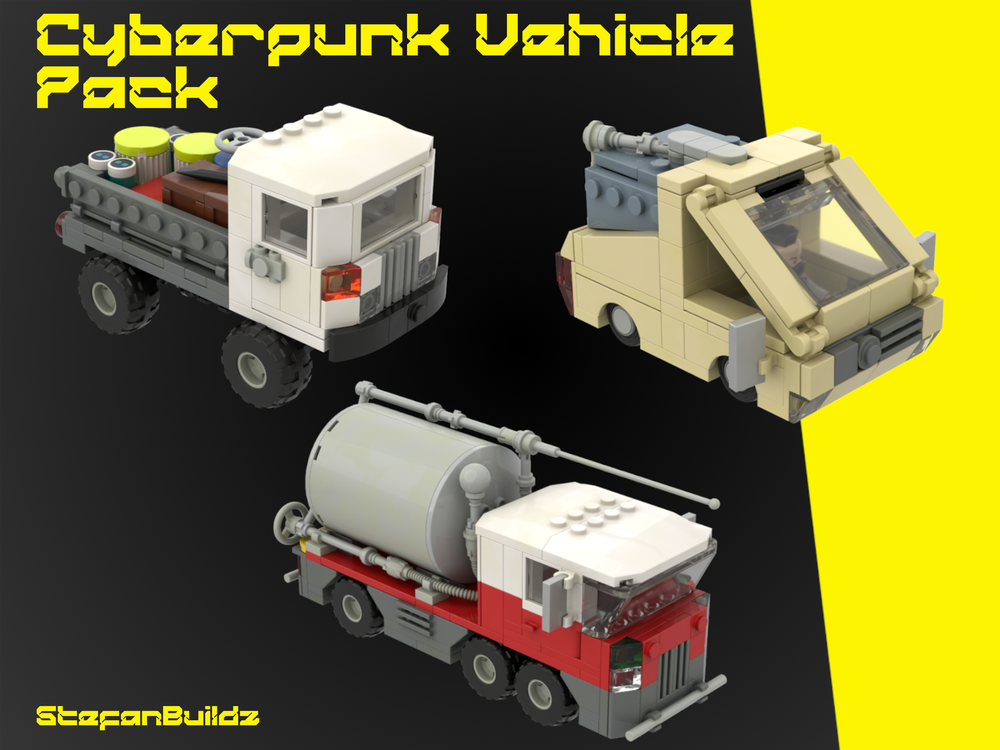 Lego Cyberpunk Vehicle Pack