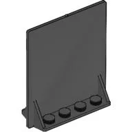 Door 2 x 5 x 5 Swivel, Bracket Base / Black