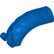 Lego Large Figure Back Cover with Groove (Rahkshi) / Pearl Blue