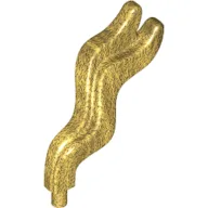 Headwear Accessory Bandana Tassel with Pin / Pearl Gold