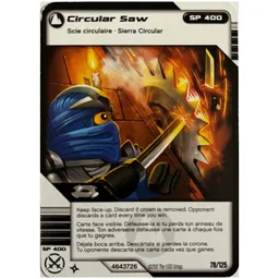 Trading Card, Ninjago Deck #2: 78 - Circular Saw - North American Version / [No Color/Any Color]