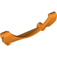 Technic Panel Car Mudguard Arched 9 x 2 x 3 #30 / Orange